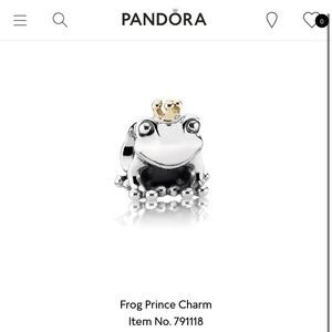 Pandora Frog Prince Charm